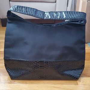 One Strap Black Shoulder Bag